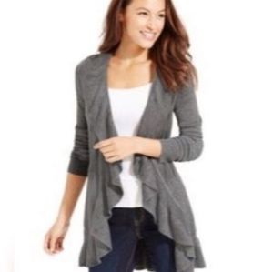 Ruffle flyaway Cardigan